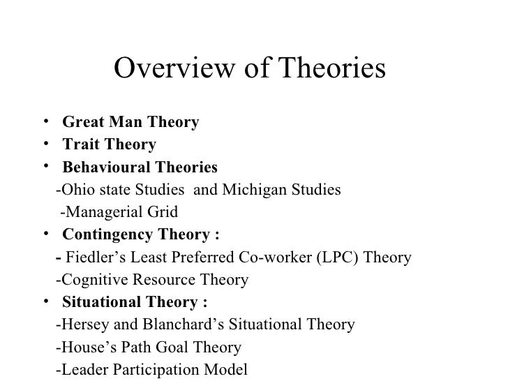 Leadership Theories Pdf
